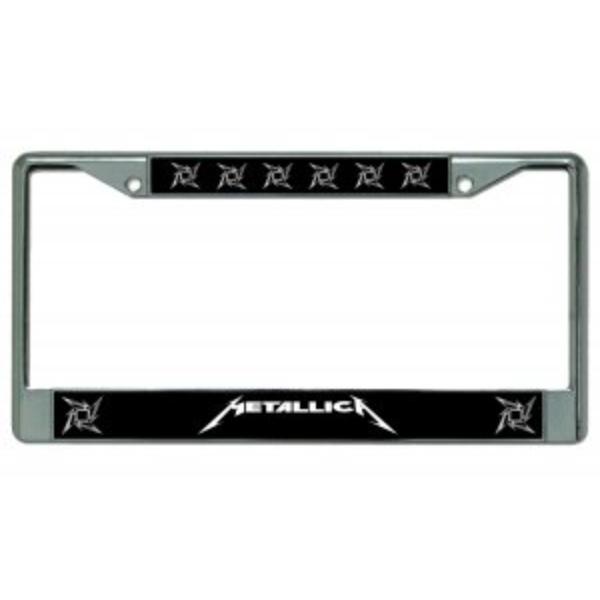 LPO2961 6 x 12 in. Metallica Chrome License Plate Frame