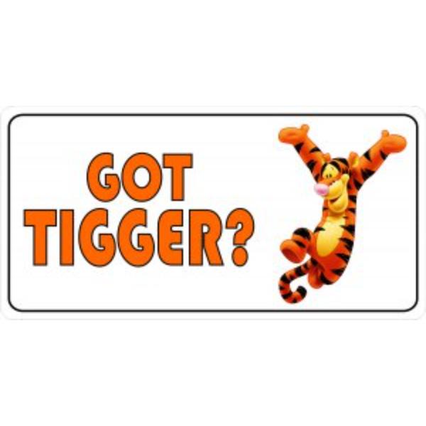 LPO3102 6 x 12 in. Got Tigger Tigger Photo License Plate