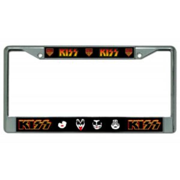 LPO2960 6 x 12 in. Kiss Army Chrome License Plate Frame