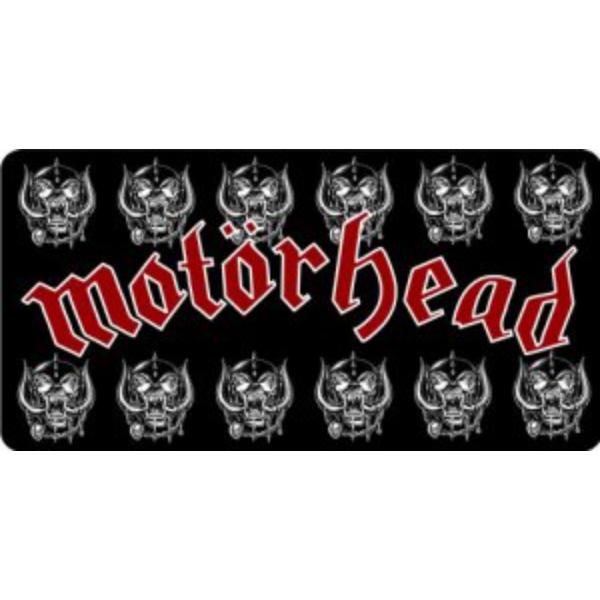 LPO3292 6 x 12 in. Motorhead Multi Logo Photo License Plate