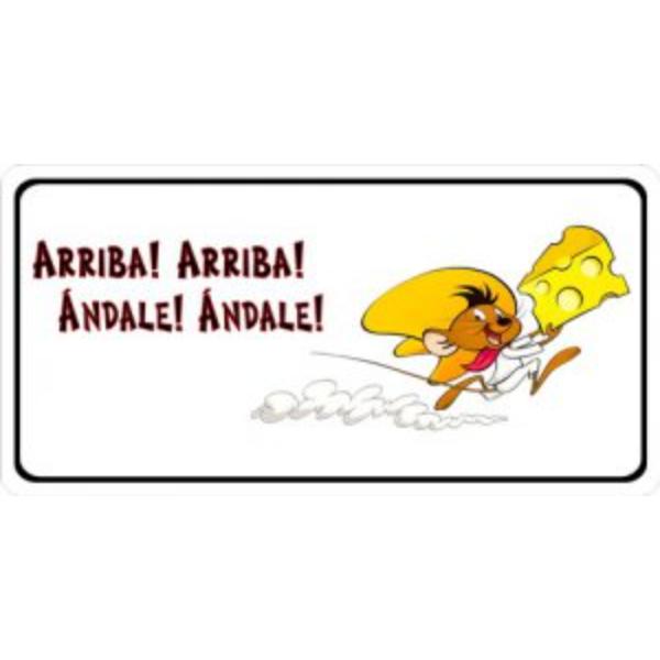 LPO3321 6 x 12 in. Speedy Gonzales 2 Photo License Plate