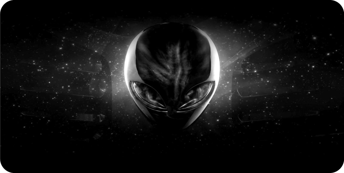 LPO5046 6 x 12 in. Alien in Space Centered Photo License Plate