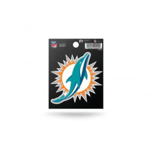 SRT1101 3 x 3 in. Miami Dolphins Short Sport Decal