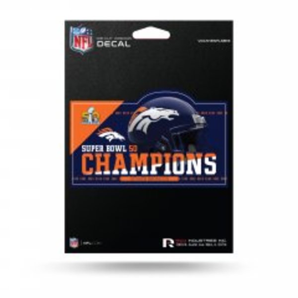 VDCM16NFLSB16 5 in. Denver Broncos Super Bowl 50 Champs Die Cut Vinyl Decal