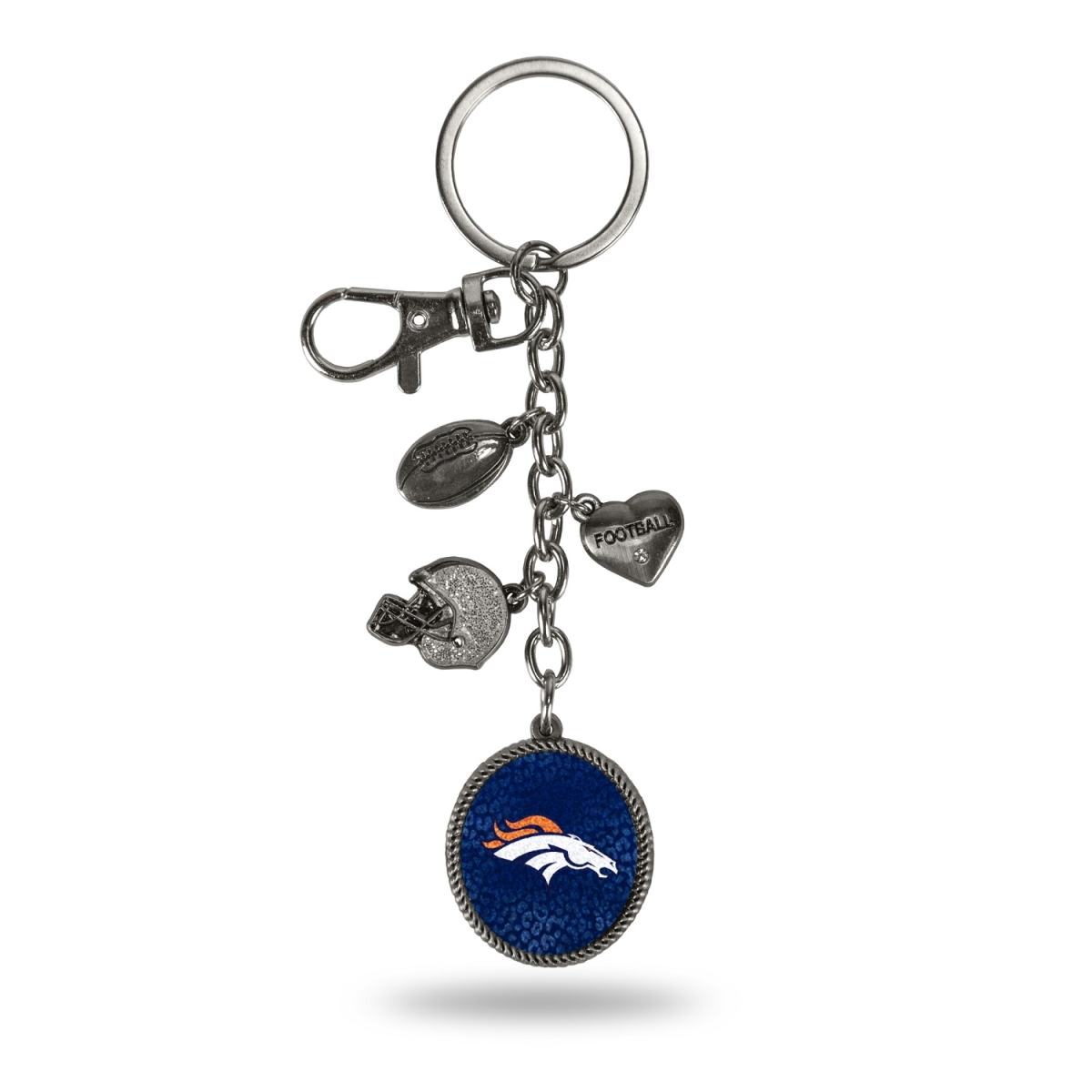 Picture of 212 Main CHM1601 Denver Broncos Charm Key Chain