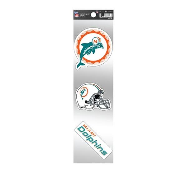 RSS1101 3 in. Miami Dolphins Retro Spirit Decals