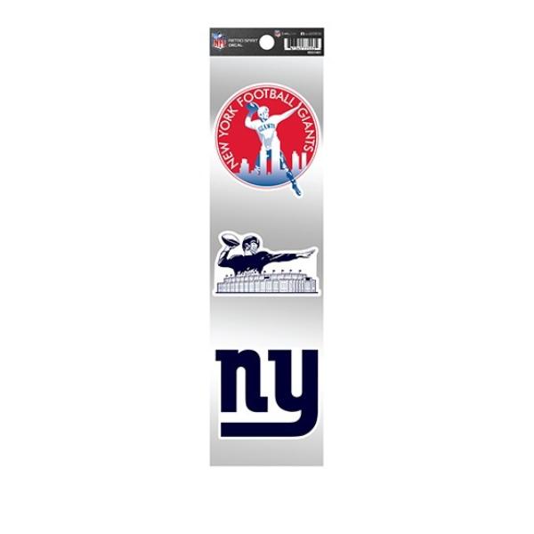 RSS1401 3 in. York Giants Retro Spirit Decals