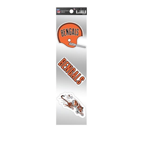 RSS3201 3 in. Cincinnati Bengals Retro Spirit Decals
