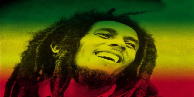 LPO1384 Bob Marley Photo License Plate