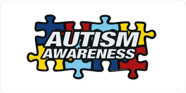 LPO1035 Autism Awareness Photo License Plate