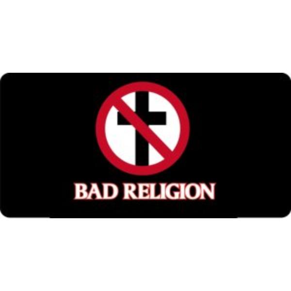 LPO123 6 x 12 in. Bad Religion License Plate