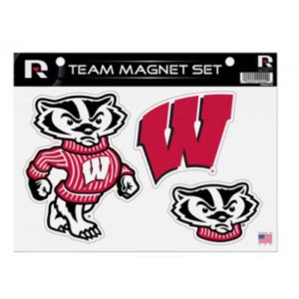 Picture of 212 Main TMS450102 8 x 11 in. Wisconsin Decals Team Magnet Set