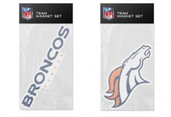 SLM1601 Denver Broncos Team Magnet Set