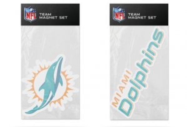 SLM1101 Miami Dolphins Team Magnet Set