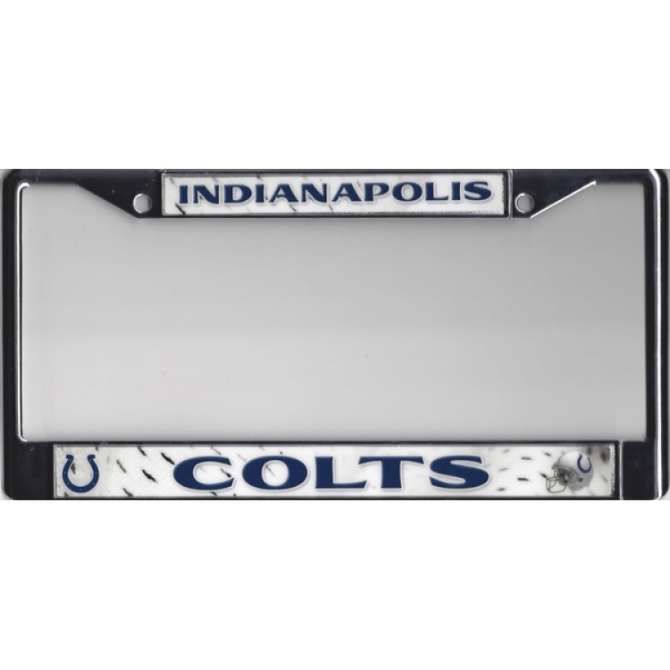 FC2610 Indianapolis Colts Chrome License Plate Frame