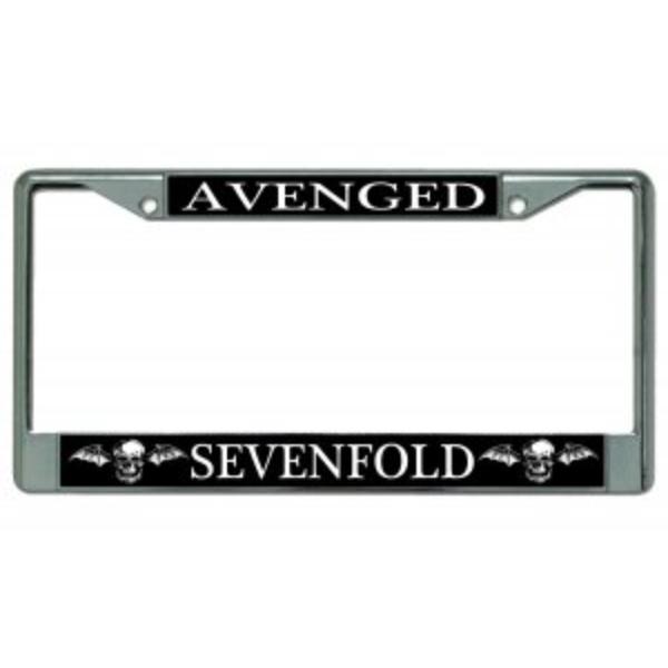 LPO2996 6 x 12 in. Avenged Sevenfold Chrome License Plate Frame