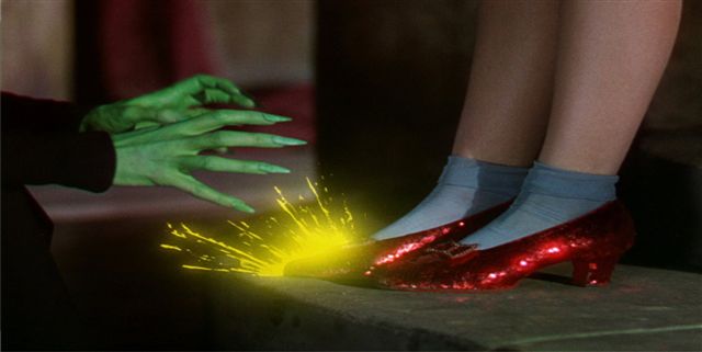 Wizard of Oz Ruby Slippers License Plate - Red - Standard Size - Weatherproof