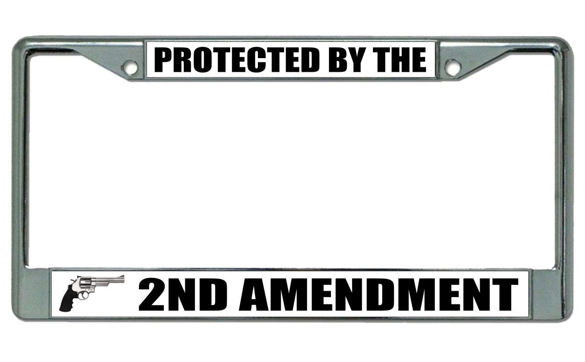 LPO1866 Protected by the 2nd Amendment Frame