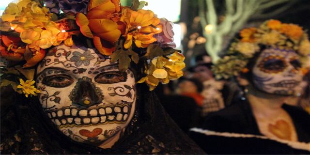 LPO1945 6 x 12 in. Day of the Dead Photo License Plate
