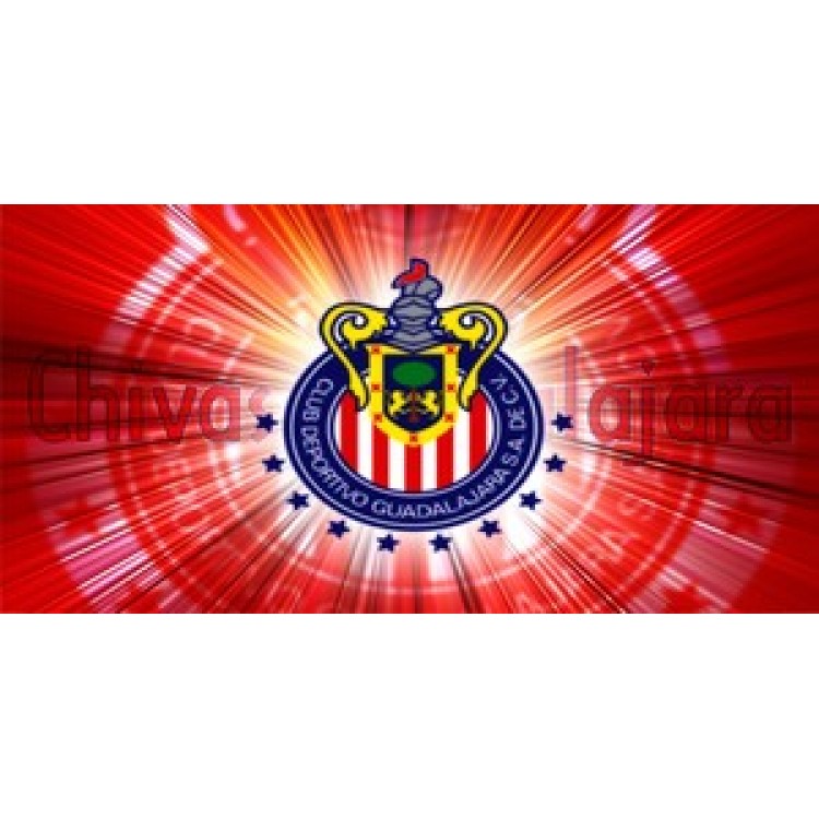 LPO729 Chivas on Red Photo License Plate