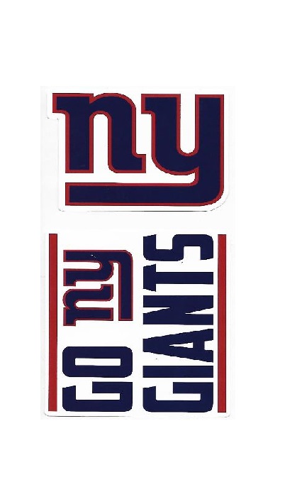 Picture of 212 Main DSS1401 3.5 in. York Giants Double Up Die Cut Vinyl Stickers