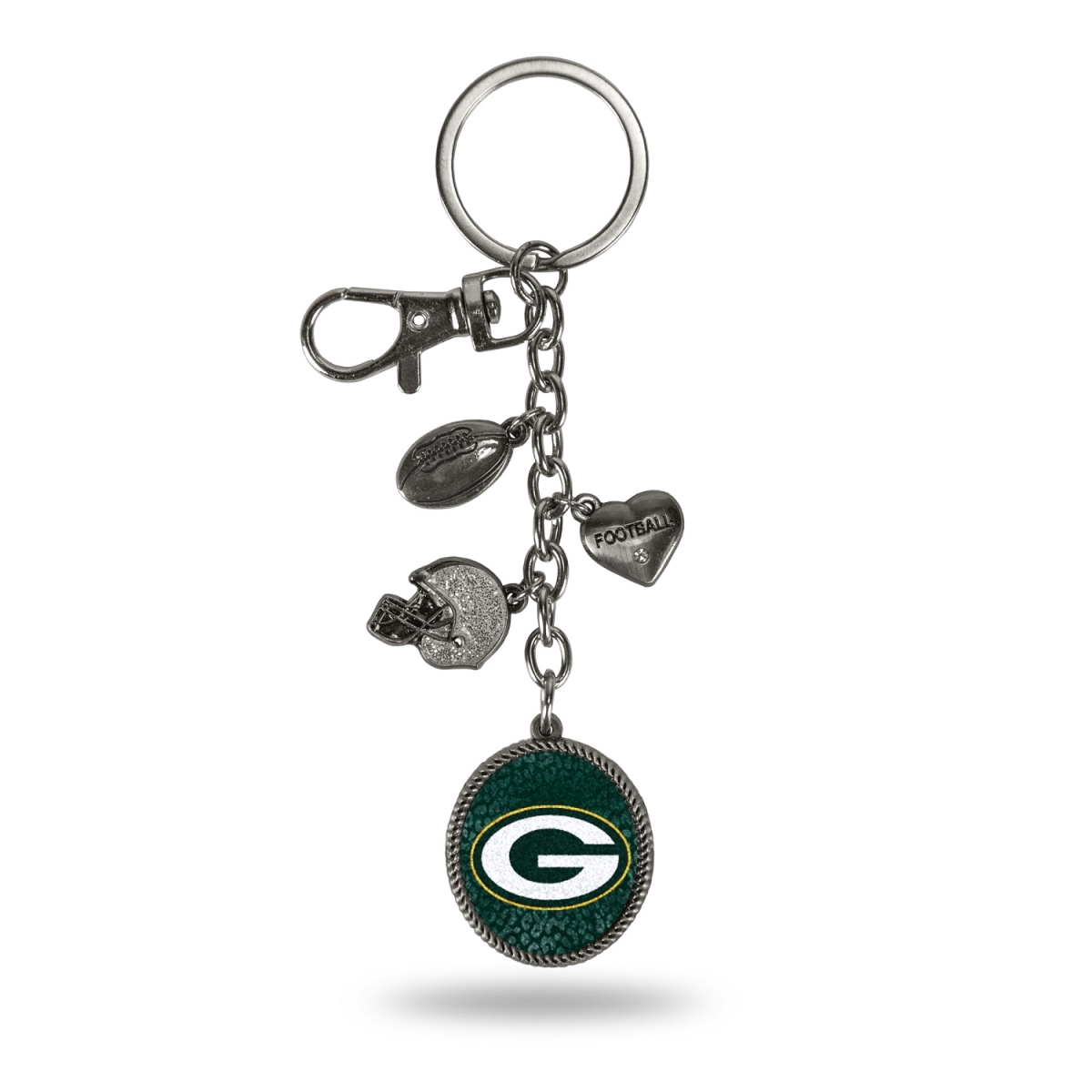 Picture of 212 Main CHM3301 Green Bay Packers Charm Key Chain