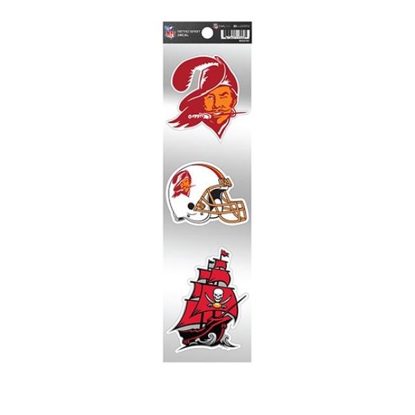 RSS2101 3 in. Tampa Bay Buccaneers Retro Spirit Decals