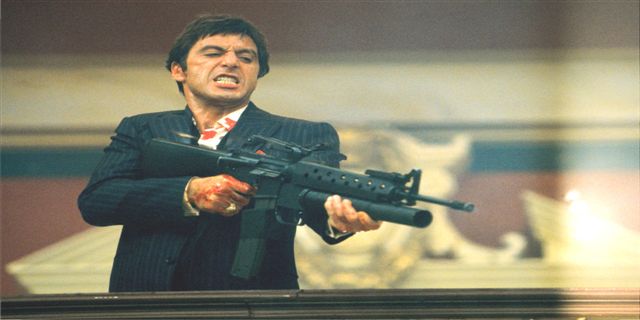 LPO792 Scarface Photo License Plate