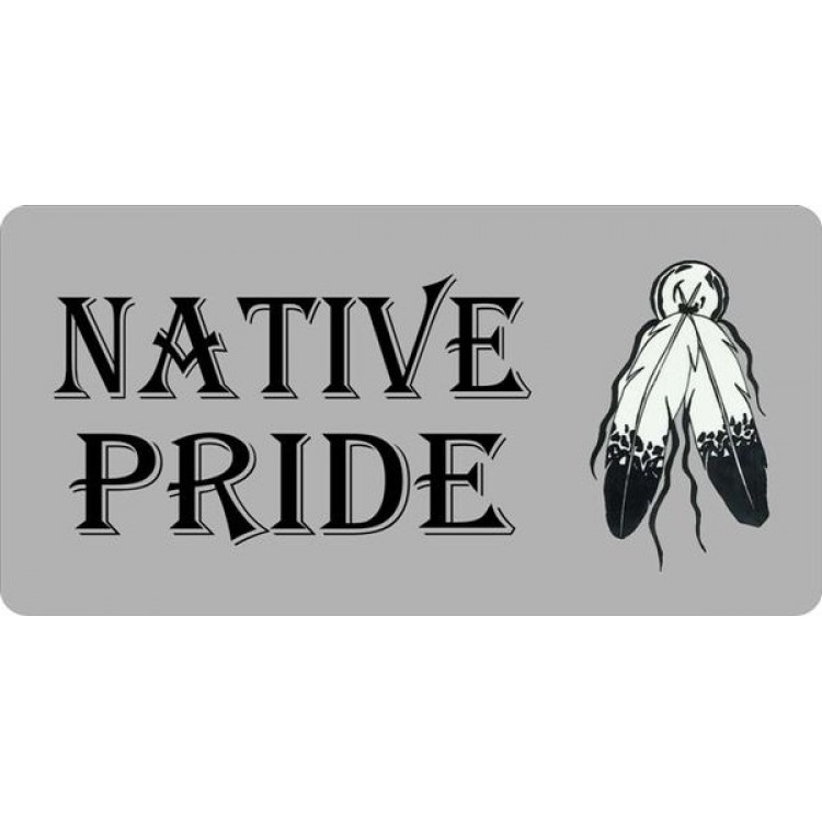 LPO1460 Native Pride Photo License Plate