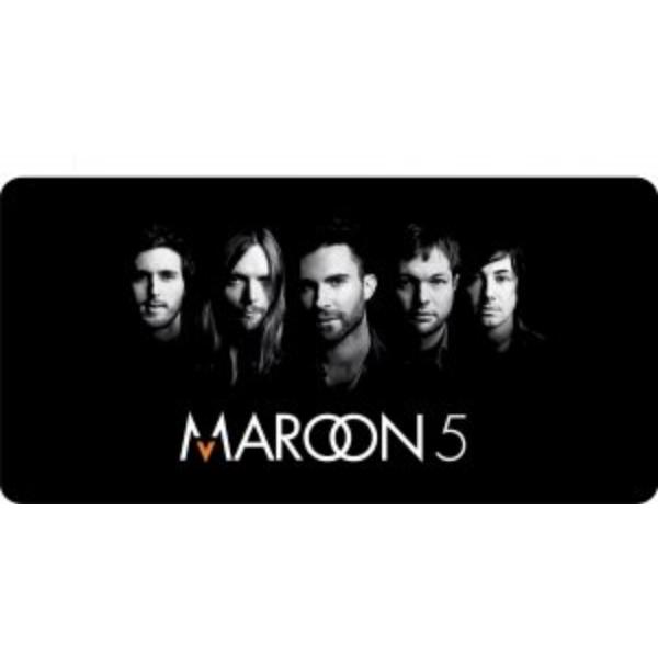 LPO125 6 x 12 in. Maroon 5 License Plate