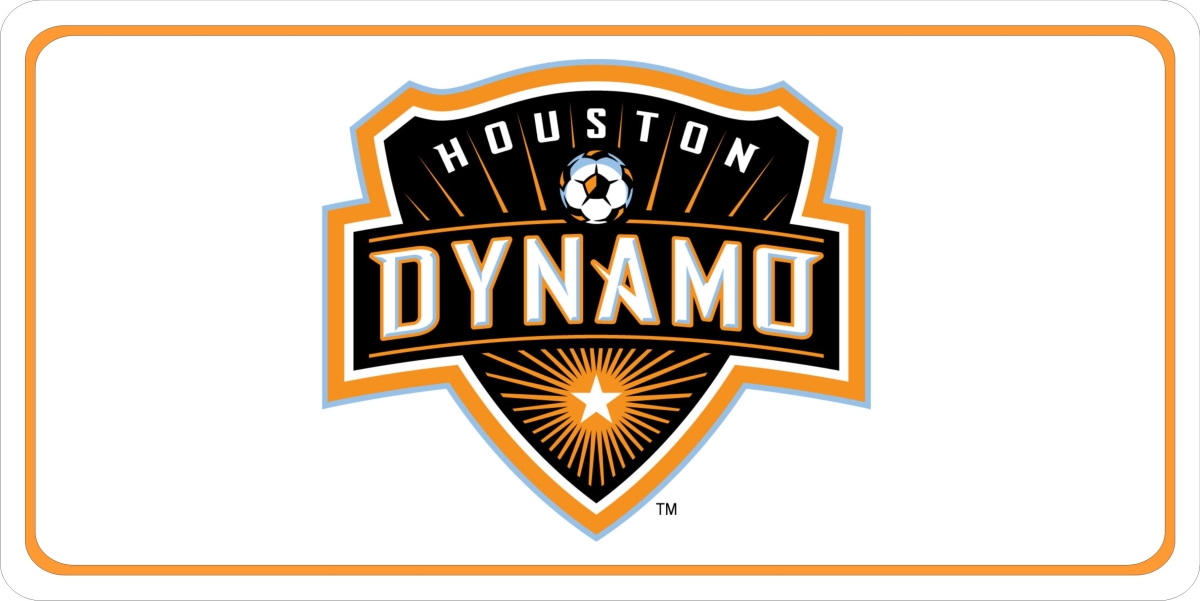 LPO1430 Houston Dynamo Photo License Plate