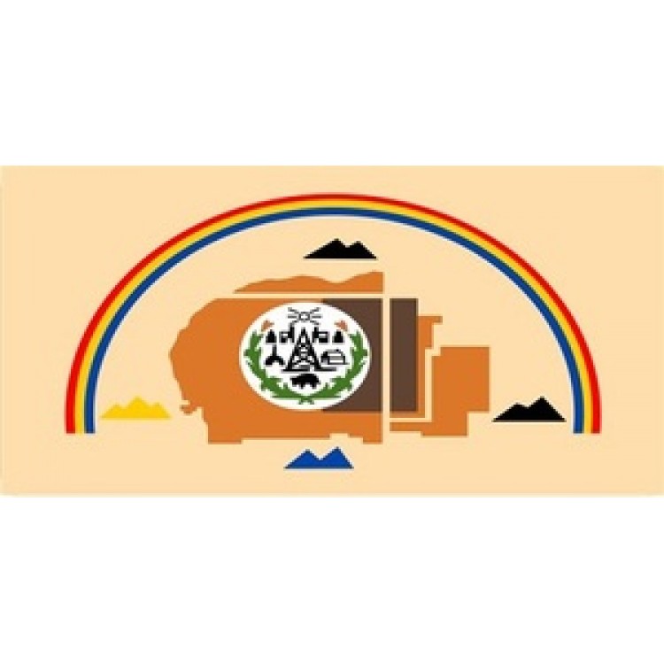LPO88 Navajo Flag License Plate
