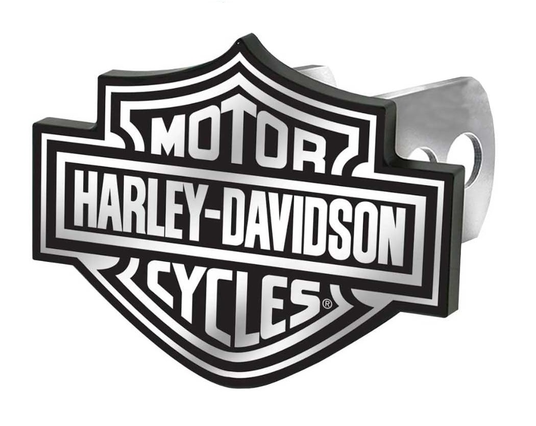 Picture of 212 Main CG2287 4.5 in. Harley-Davidson Black & White Hitch Cover