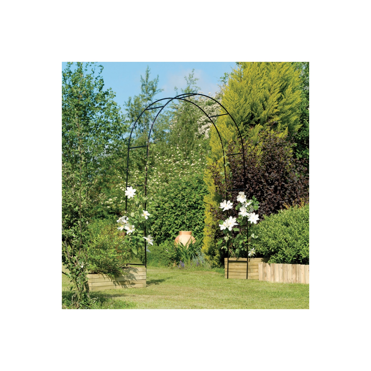 Easy Garden Arch, Black