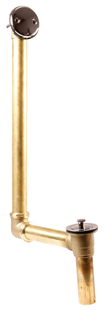 7941817-DC-05 Direct Connect Overflow with Toe Trim & 2-Hole Overflow Cover, Polished Nickel