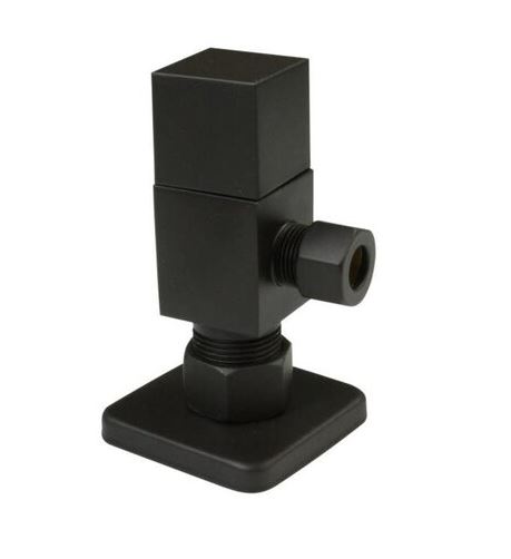 Square 0.25 Turn Angle Stop, Oil Rubbed Bronze