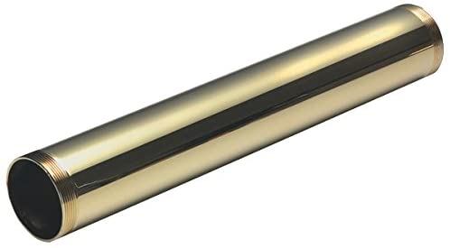 1.5 in. OD x 8 in. 17 gal Threaded Both Ends Tailpiece, Silver