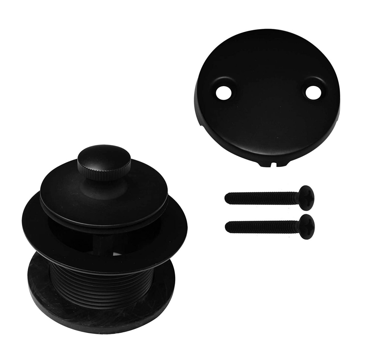 Integrated Overflow Drain PVC, Matte Black