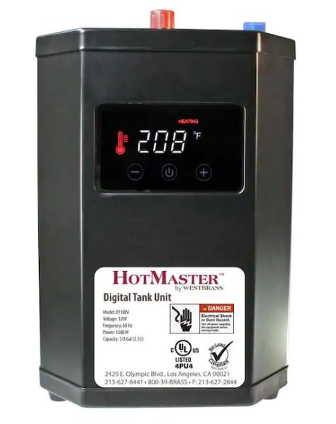 DT18N Hot Master Digital Tank 0.375 NPSM, Matte Black