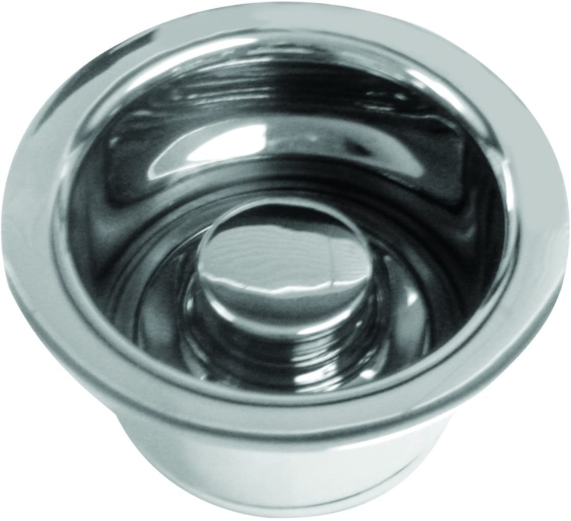 Picture of Westbrass R2082-26 Insinkerator Style Extra-Deep Disposal Flange & Stopper, Polished Chrome