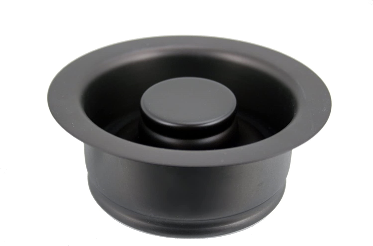 Incinerator Style Disposal Flange & Stopper, Oil Rubbed Bronze