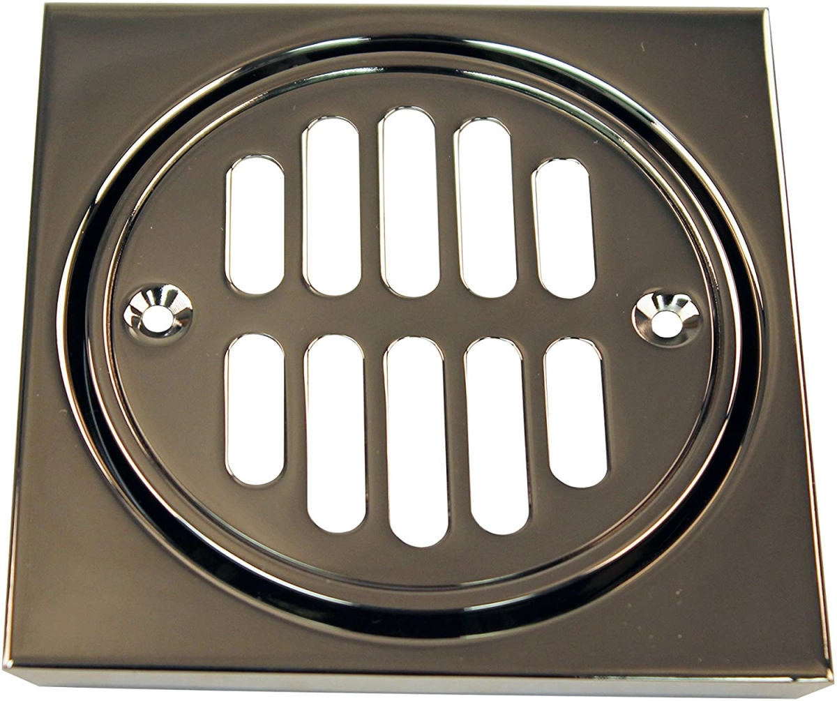 Strainer Shower Set with Grill, Screws, Crown & Square Tiles