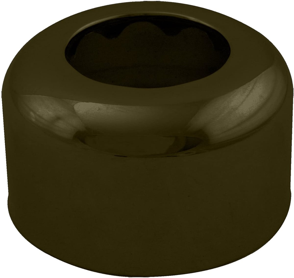 1.5 in. OD High Box Sure Grip Flange, Matte Black