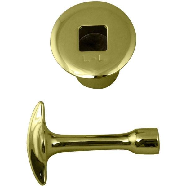 0.75 in. Log Lighter Gas Valve Kit for NPSM Valve Stem, Polished Brass