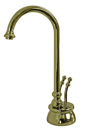 Traditional Hot and Cold Water Dispenser with Two Handle Faucet, Polished Chrome