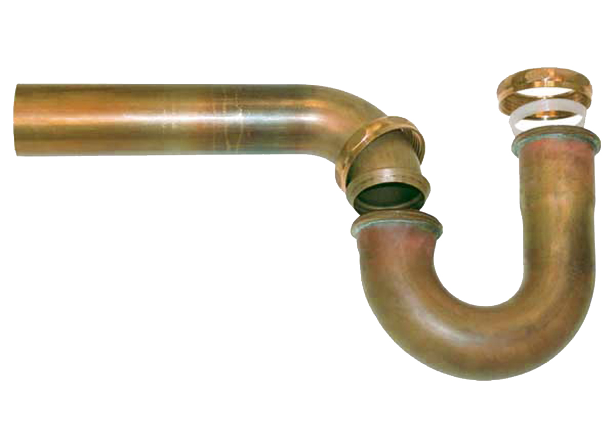 1.5 in. Tubular Ground Joint P-Trap with Bell Flange