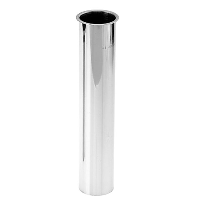 1.5 x 8 in. Flanged Tailpiece in Polished Chrome