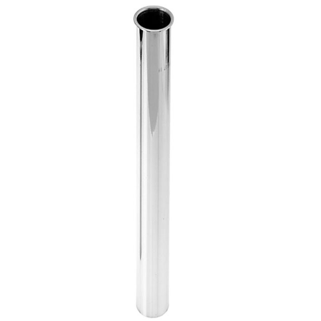1.5 x 12 in. Flanged Tailpiece in Polished Chrome