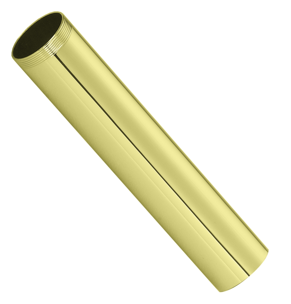 D41912-01 1.5 OD x 12 in. Threaded Tailpiece in Polished Brass