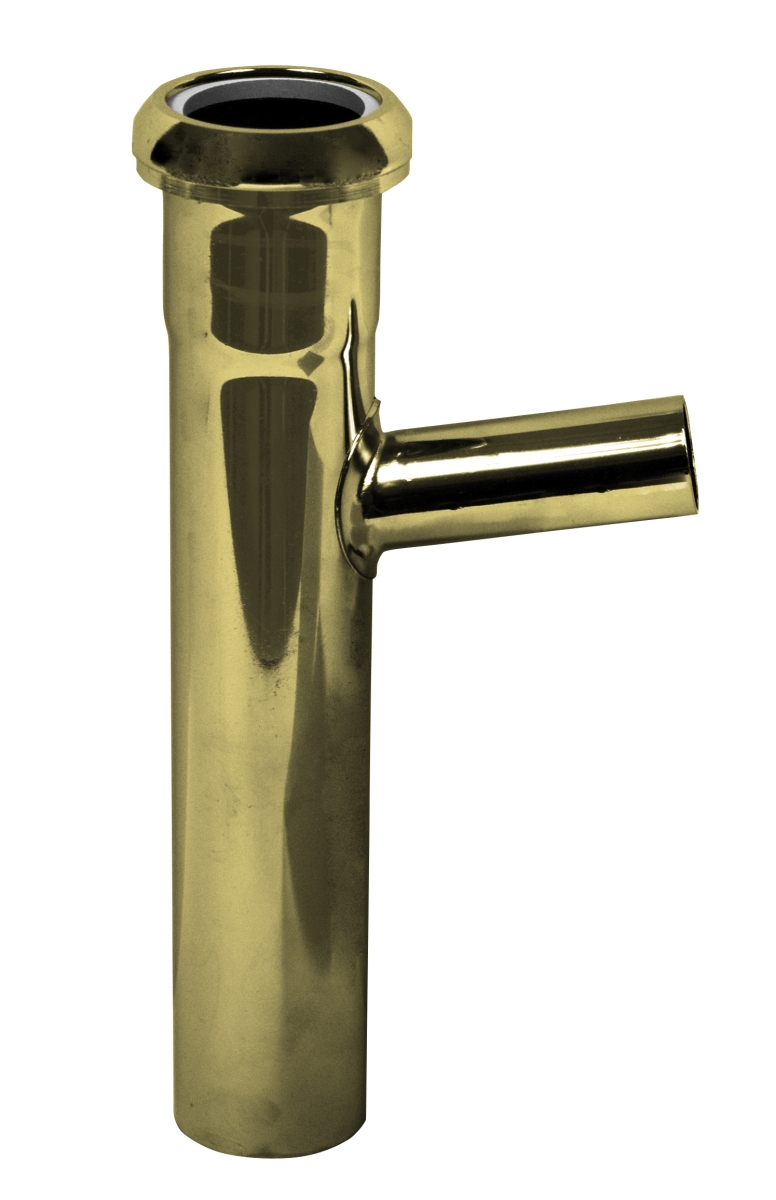 1.5in. Slip-Joint Wye with 0.88in. Branch in Unfinished Brass